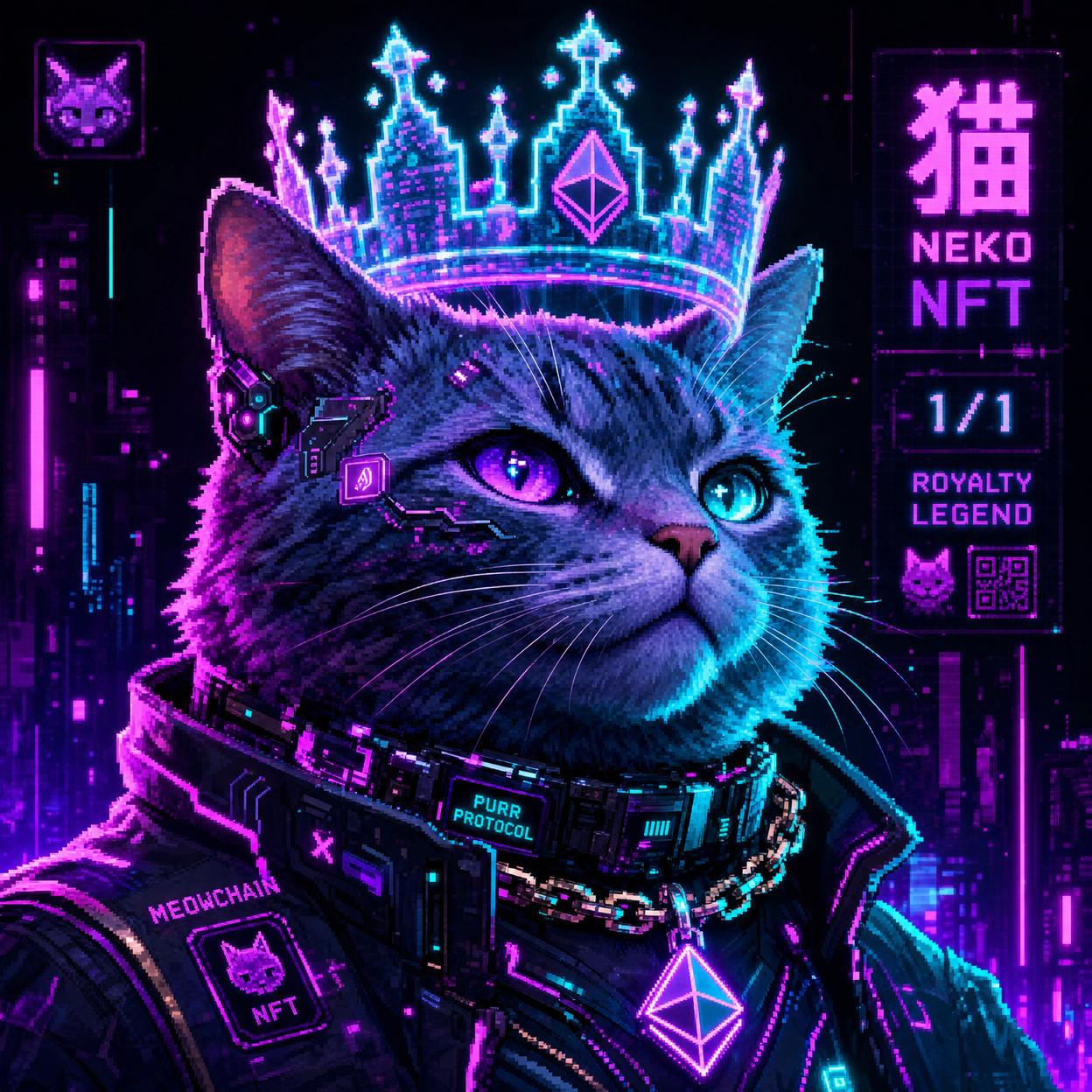 Neko #1 — Cyberpunk King